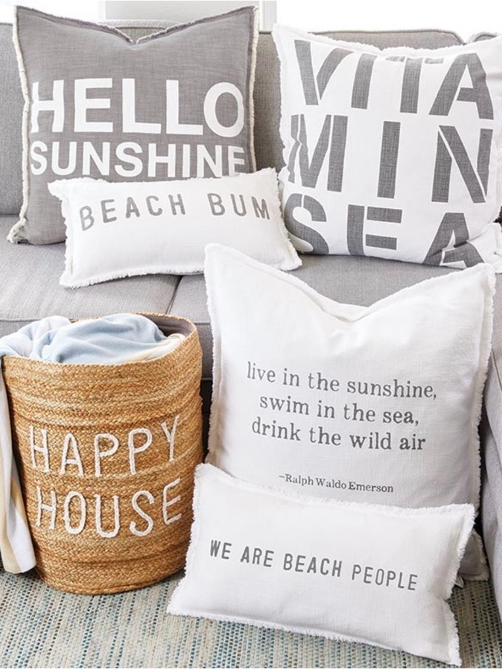 Happy House Natural Jute Storage Basket